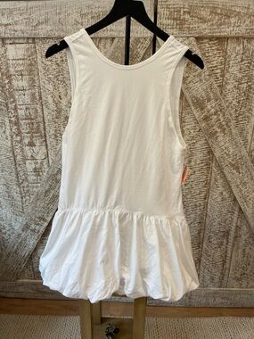 Free People Movement White Tennis Dress w/Shorts Size Small -New w/Tags!